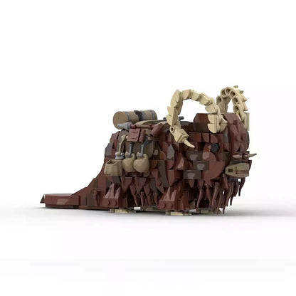 Desert Beast Transport with Nomad Rider Building Kit | LEGO-Compatible MOC - 3