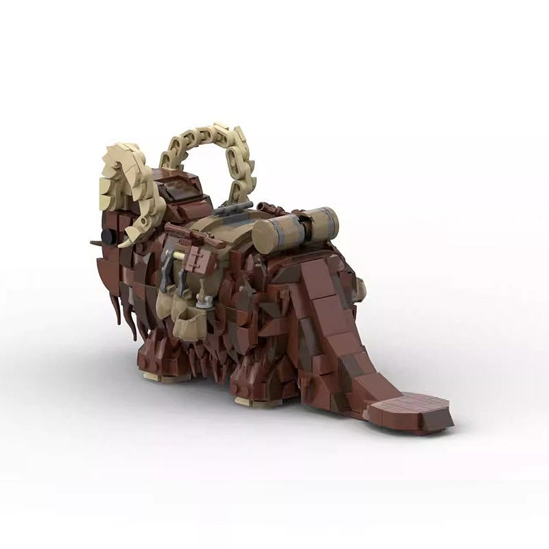 Desert Beast Transport with Nomad Rider Building Kit | LEGO-Compatible MOC - 4