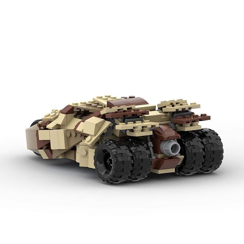 Desert Camouflage Armored Tumbler MOC Building Kit | Tactical Vehicle - 6
