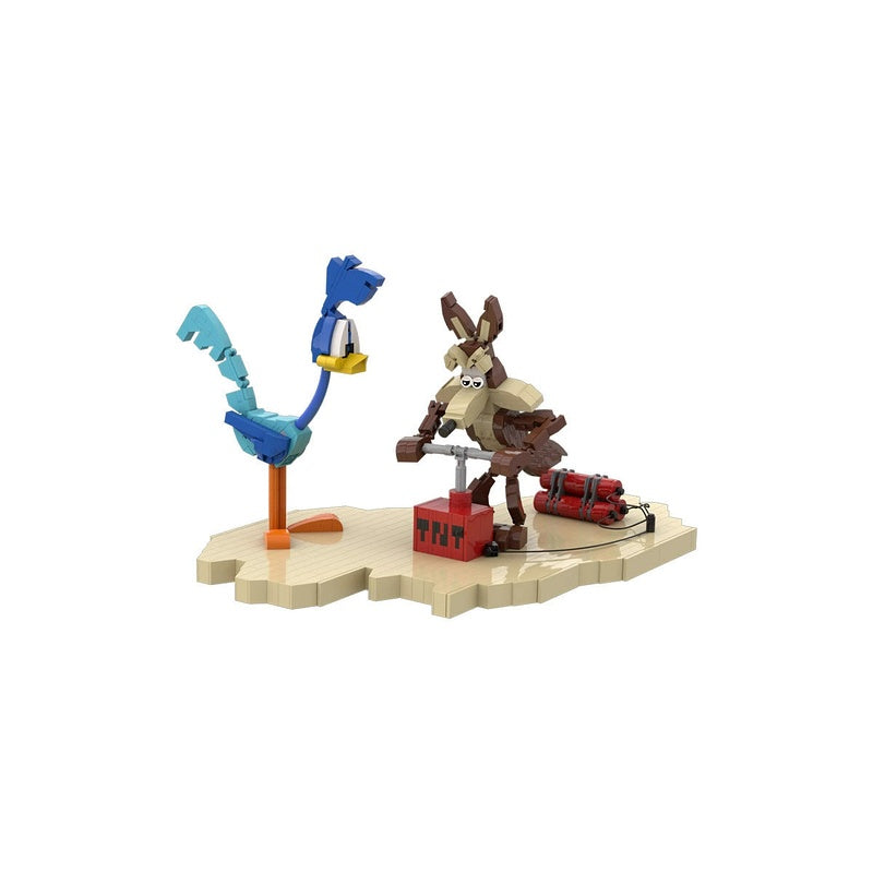 Desert Chase Cartoon Duo MOC Character Building Kit - 1