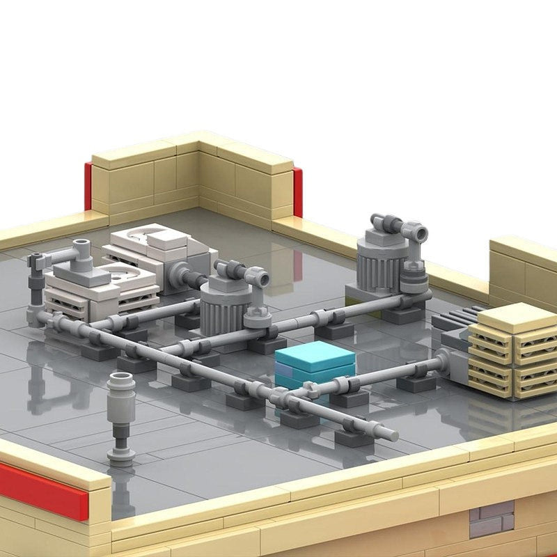 Desert Chicken Fast-Food Restaurant Modular Building Kit | LEGO-Compatible MOC - 4