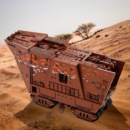 Desert Crawler Playscale Space Vehicle Building Kit | LEGO-Compatible MOC - 1