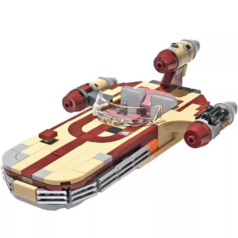 Desert Hover Landspeeder Building Kit | LEGO-Compatible MOC - 1