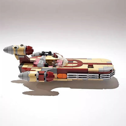 Desert Hover Landspeeder Building Kit | LEGO-Compatible MOC - 3