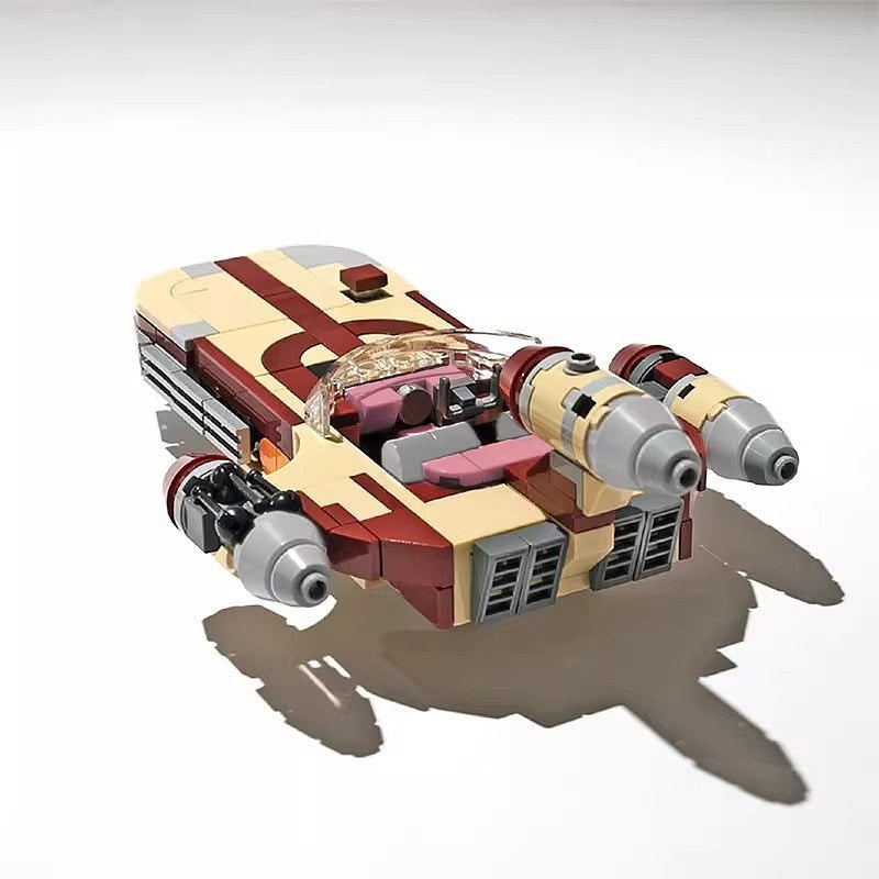 Desert Hover Landspeeder MOC Building Kit | Futuristic Space Vehicle - 2