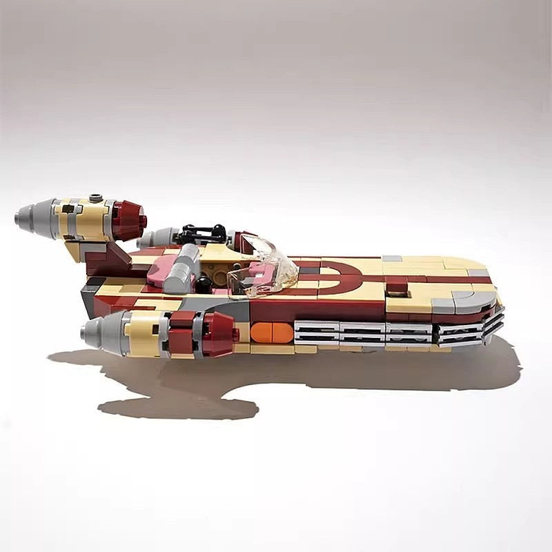 Desert Hover Landspeeder MOC Building Kit | Futuristic Space Vehicle - 3