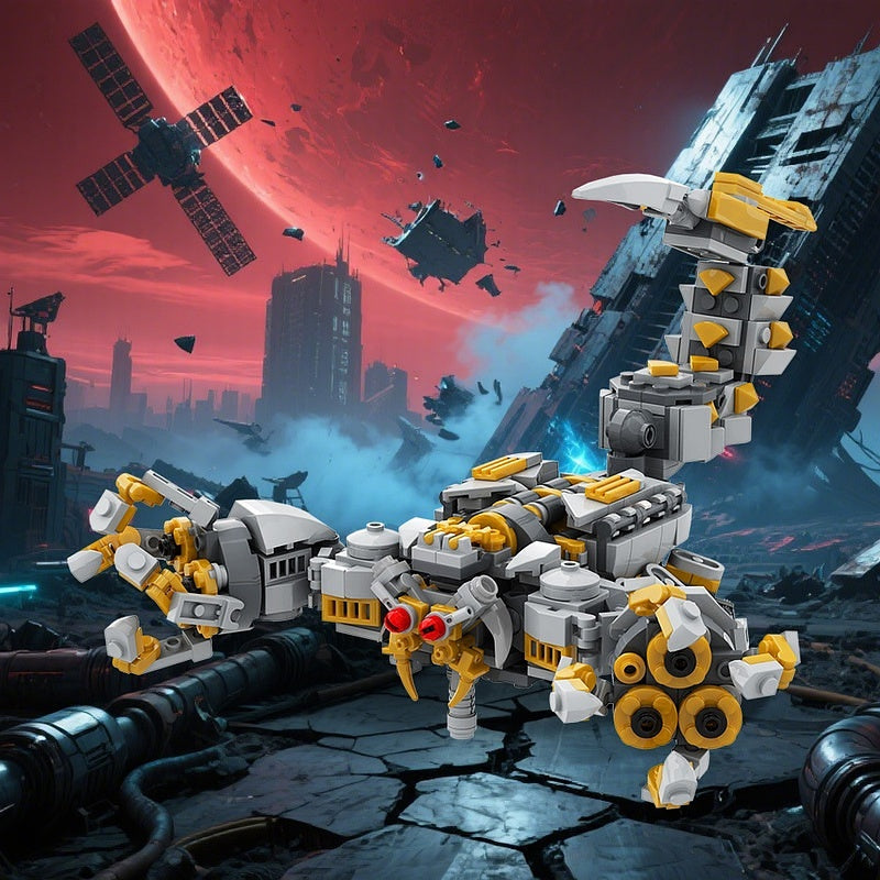 Desert Mechanical Scorpion MOC Building Kit - 4