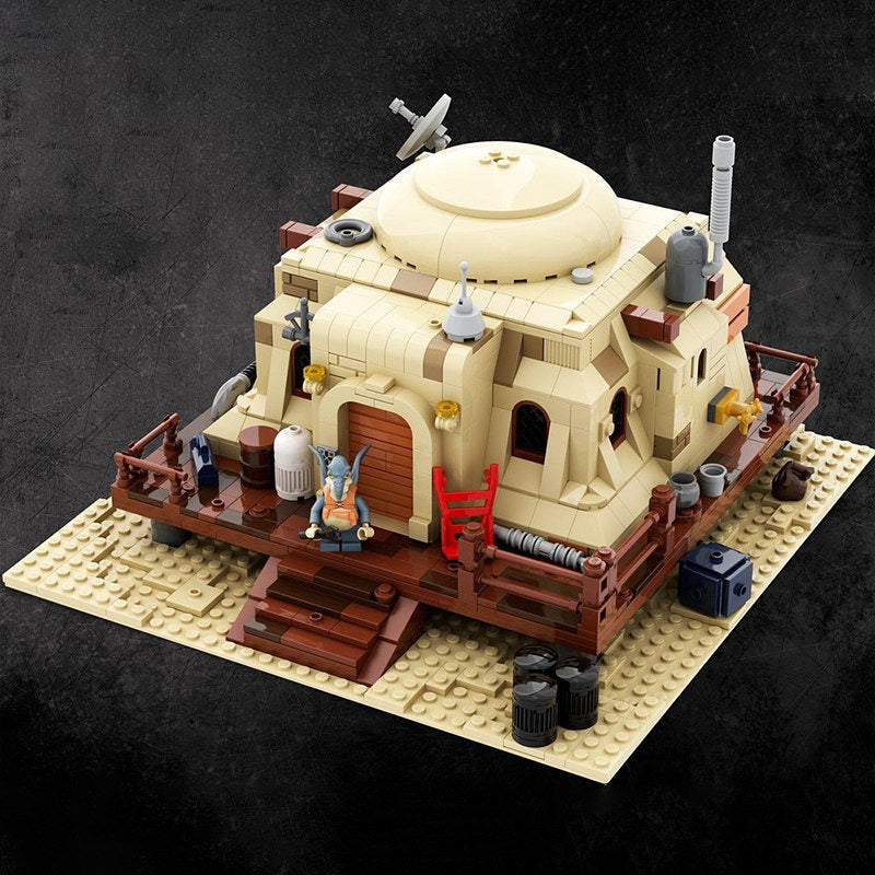 Desert Outpost House MOC Sci-Fi Architecture Building Kit - 1