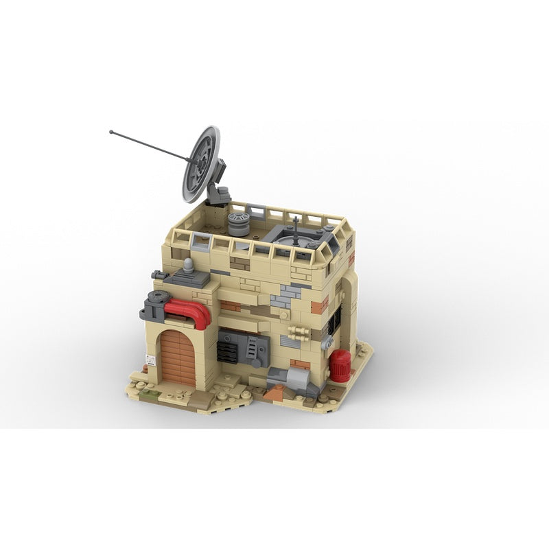 Desert Outpost House MOC Sci-Fi Architecture Building Kit - 1