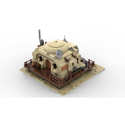Desert Outpost House MOC Sci-Fi Architecture Building Kit - 2