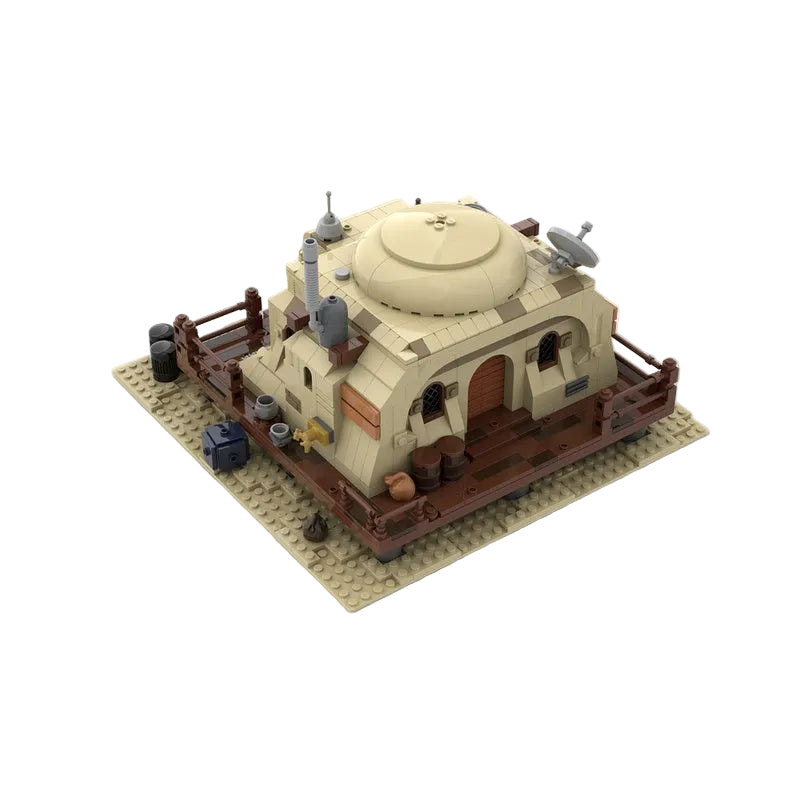 Desert Outpost House MOC Sci-Fi Architecture Building Kit - 3