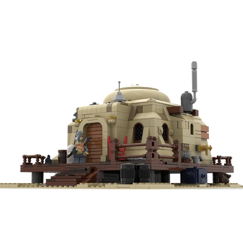 Desert Outpost House MOC Sci-Fi Architecture Building Kit - 4