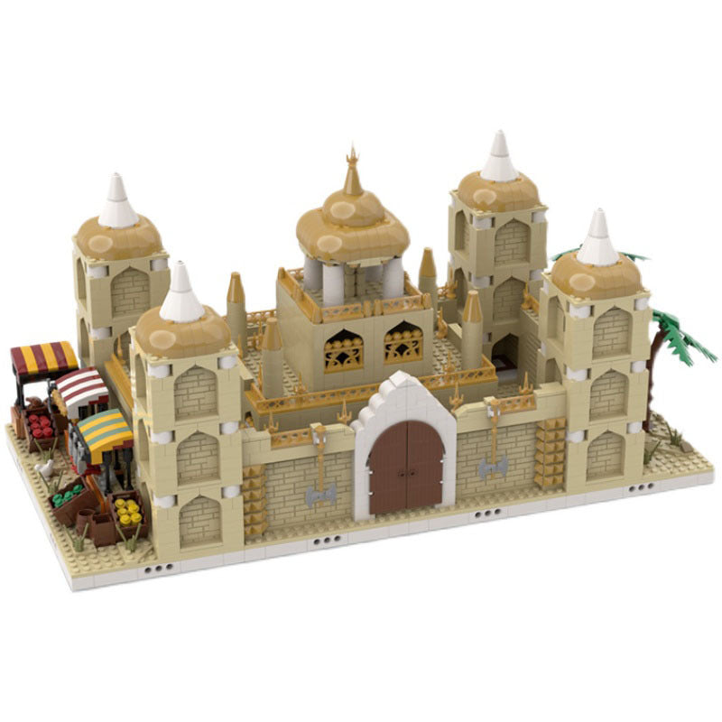 Desert Palace for a Modular Desert Village Building Kit | Compatible MOC - 2