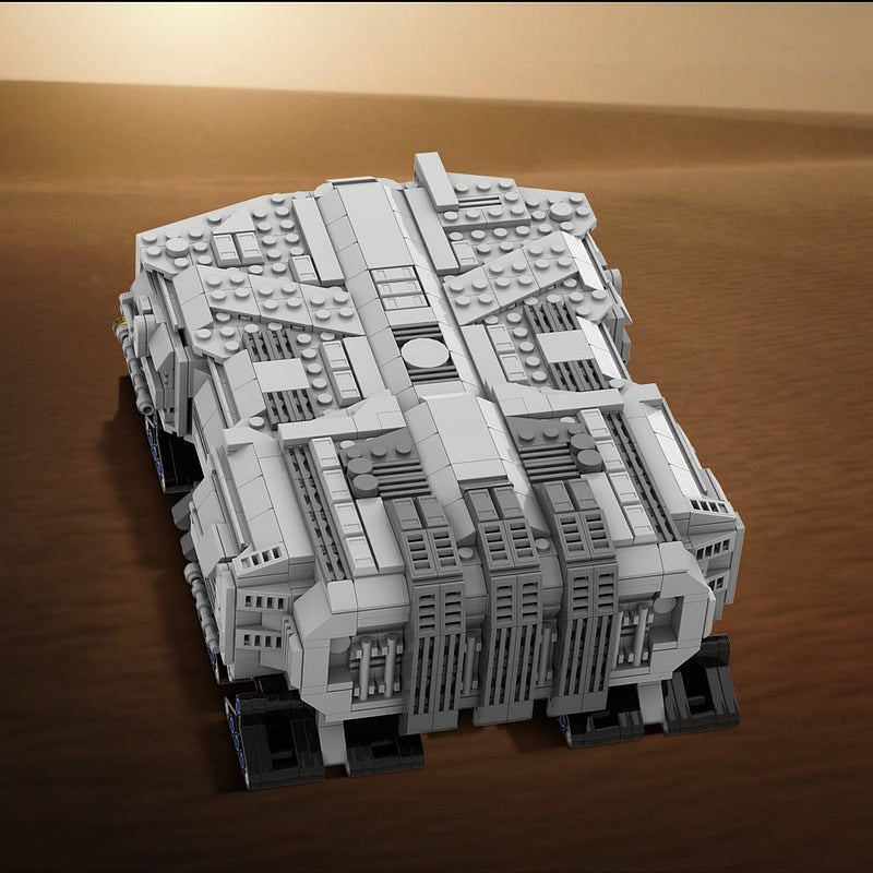 Desert Planet Spice Crawler Building Kit | Futuristic Vehicle Model - 3