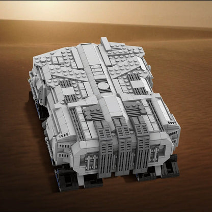 Desert Planet Spice Crawler Building Kit | Futuristic Vehicle Model - 3