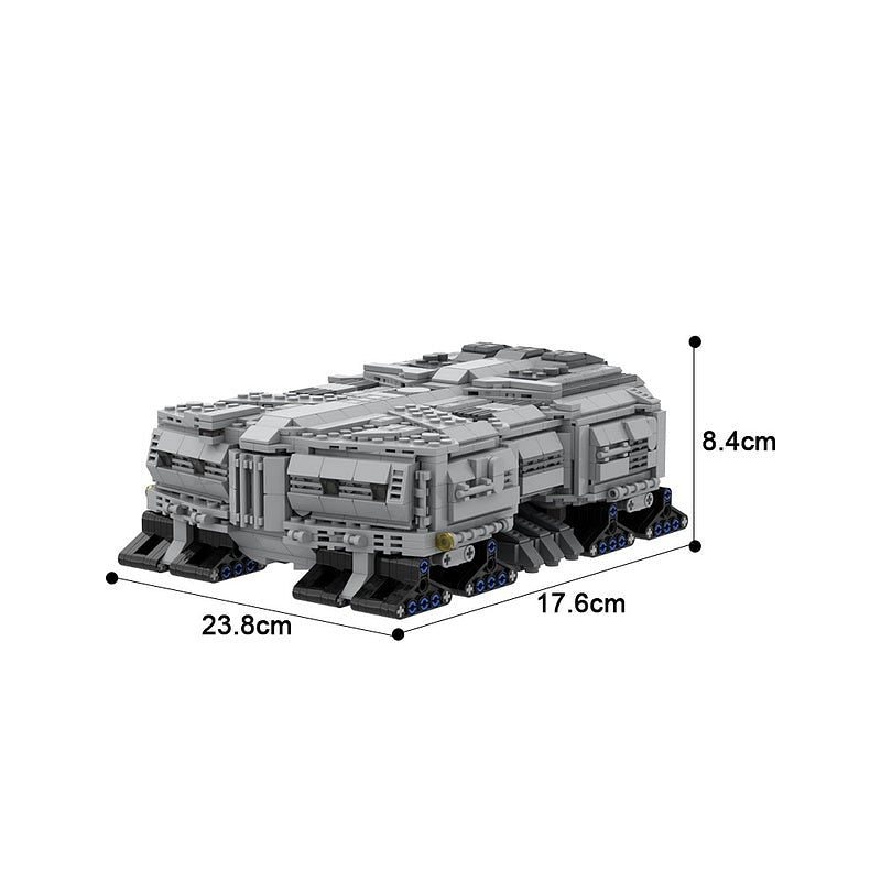 Desert Planet Spice Crawler Building Kit | Futuristic Vehicle Model - 5