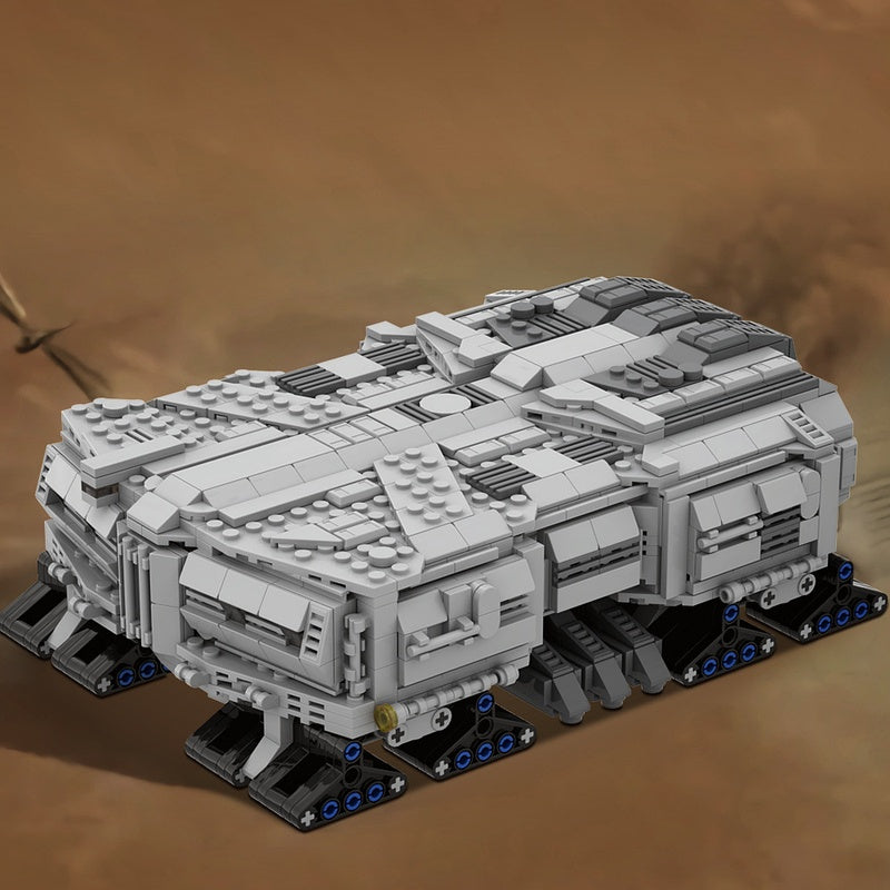 Desert Planet Spice Crawler Building Kit | LEGO-Compatible MOC - 1