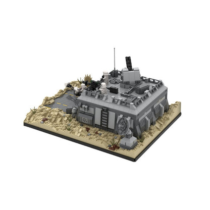 Desert Sci-Fi Outpost Bunker MOC Building Kit - 2
