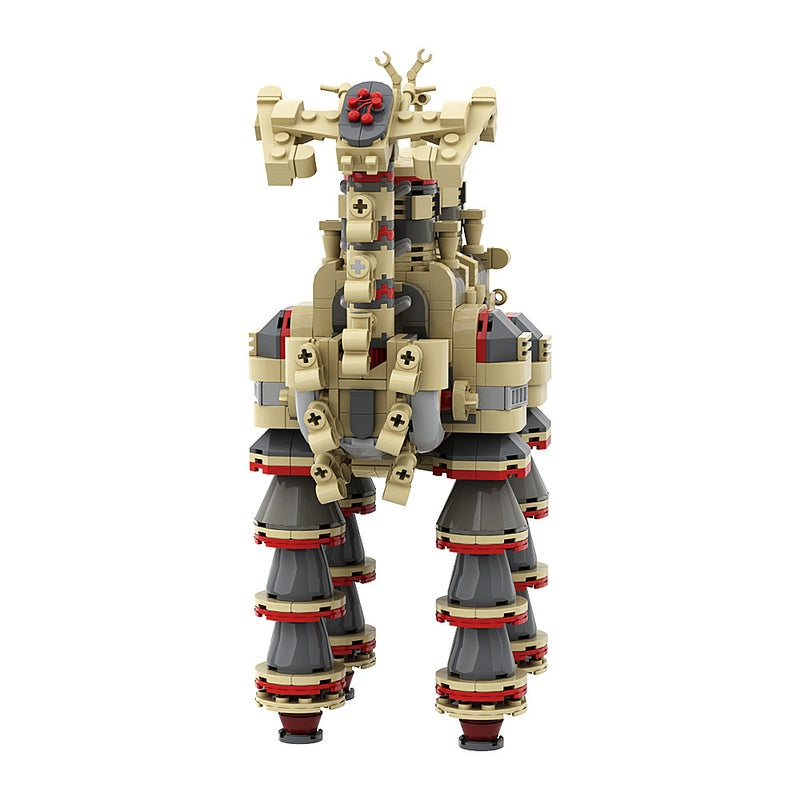 Desert Storm Ancient Mechanical Elephant Guardian Building Kit | LEGO-Compatible MOC - 3