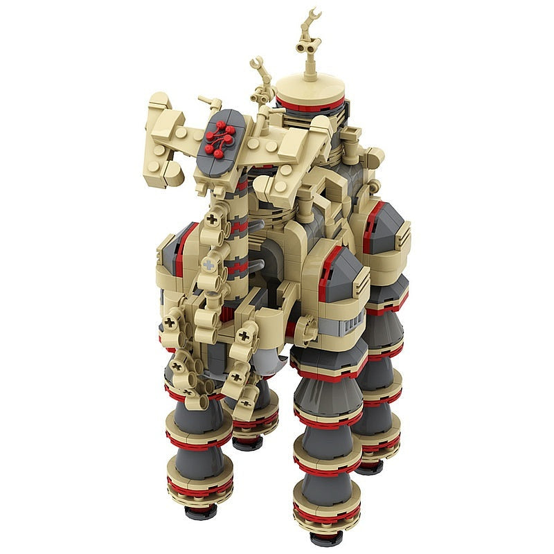 Desert Storm Ancient Mechanical Elephant Guardian MOC Building Kit - 4