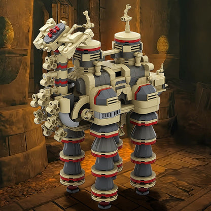 Desert Storm Ancient Mechanical Elephant Guardian MOC Building Kit - 5