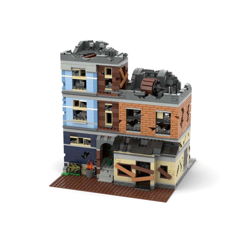 Detective's Office Building Kit | Apocalypse Version | LEGO-Compatible MOC - 2