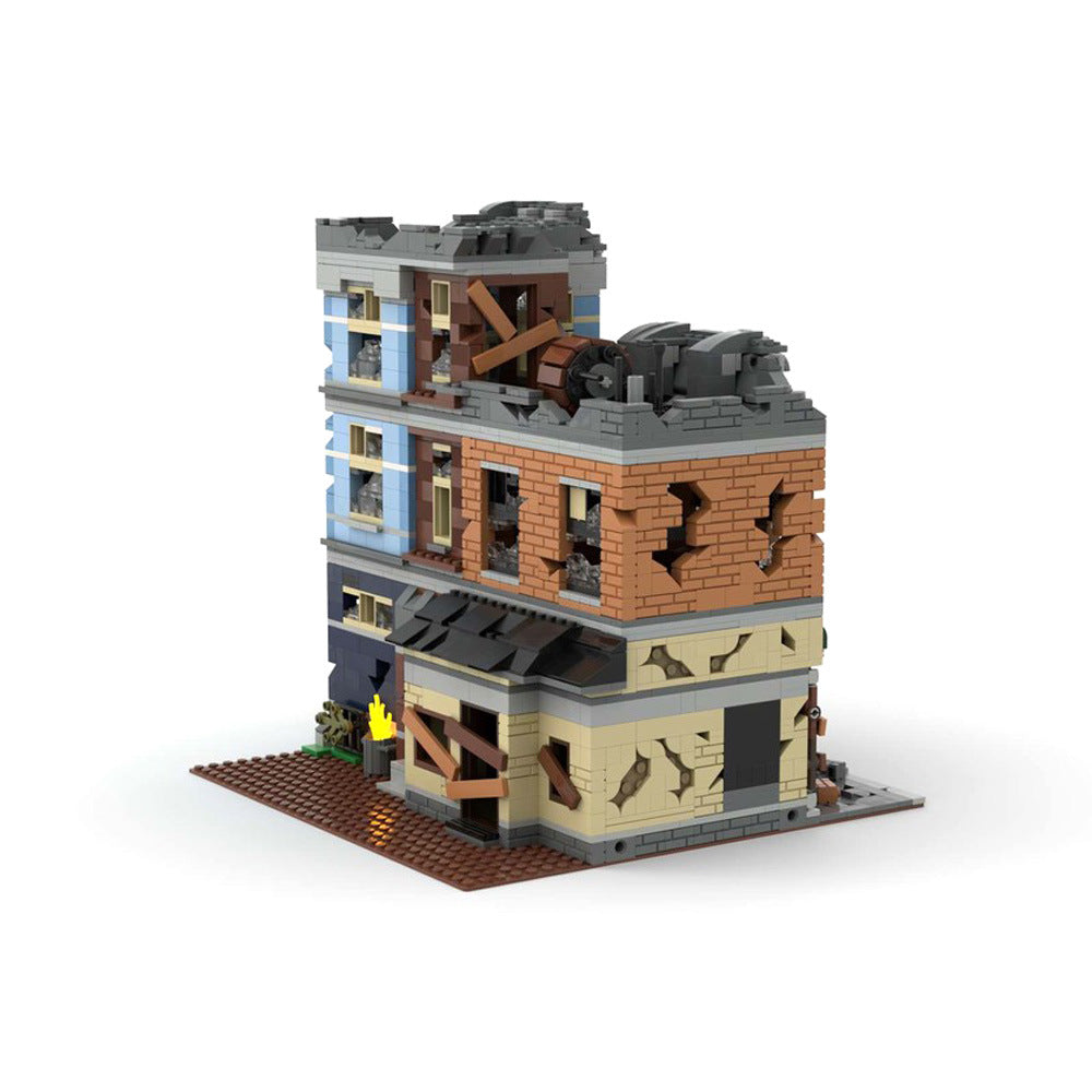 Detective's Office Building Kit | Apocalypse Version | LEGO-Compatible MOC - 3