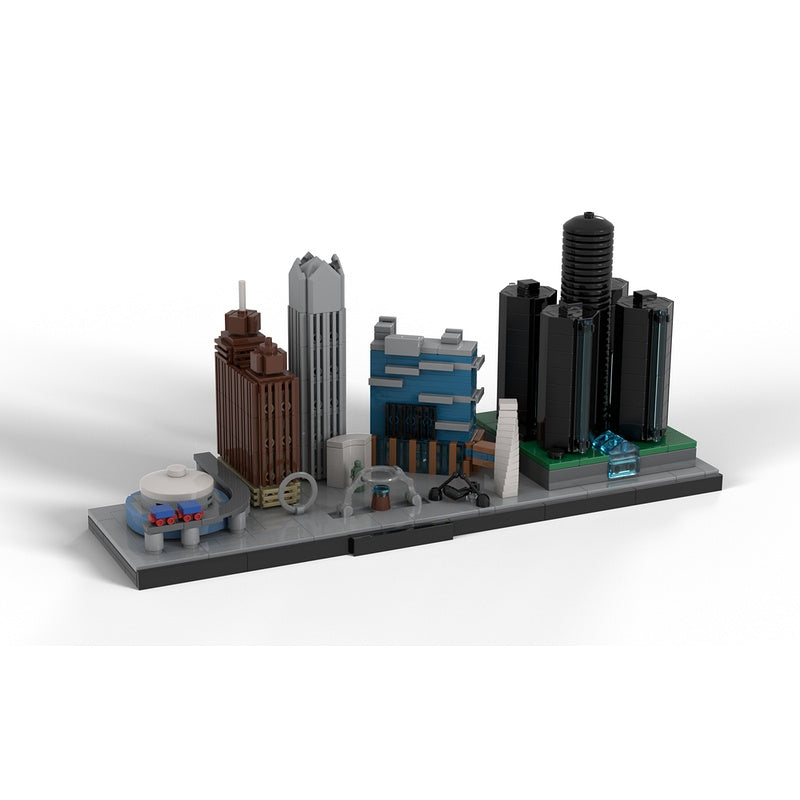 Detroit Michigan Skyline MOC Building Kit | City Architecture Model - 2
