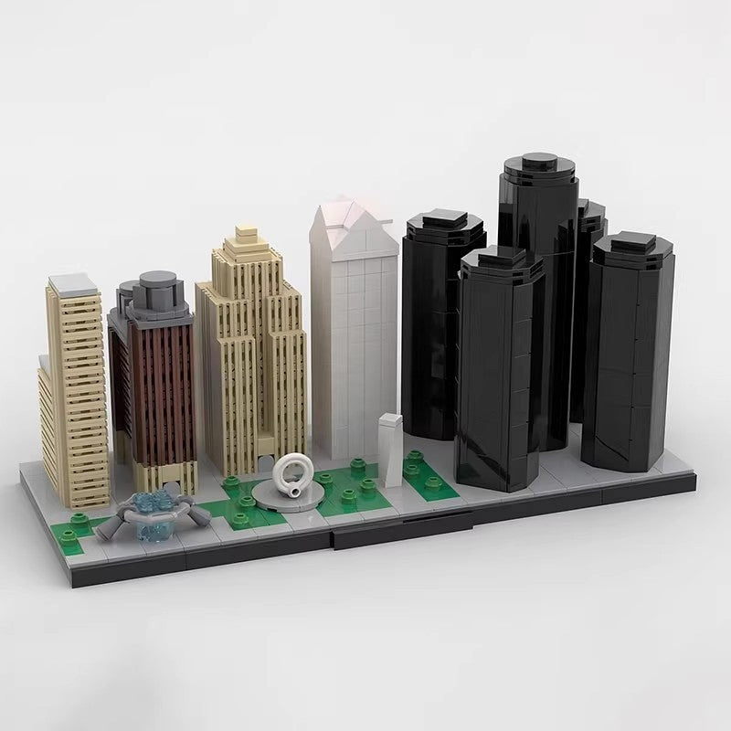 Detroit Michigan Skyline MOC Building Kit | City Architecture Model - 4