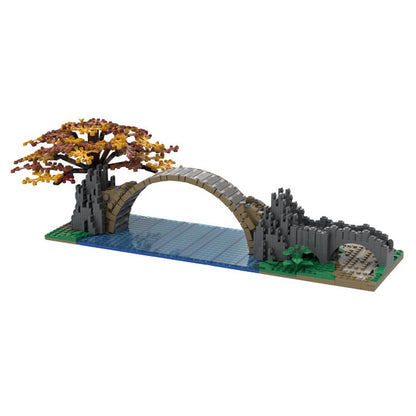 Devil's Bridge Rakotzbrücke MOC Historic Bridge Building Kit - 2