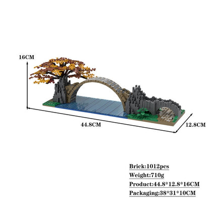 Devil's Bridge Rakotzbrücke MOC Historic Bridge Building Kit - 3