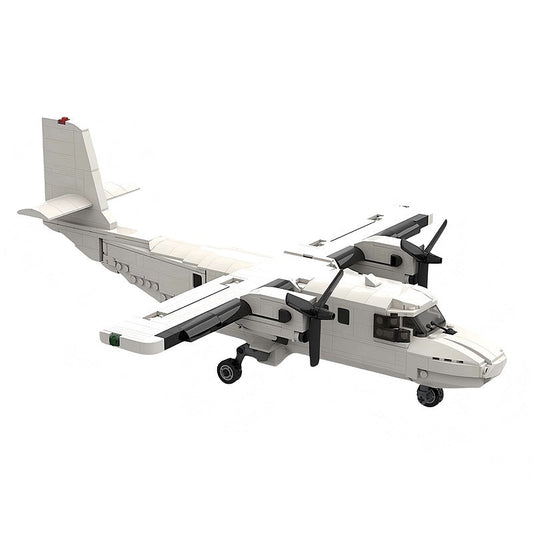 DHC-6 Twin Otter Aircraft MOC Building Kit | Turboprop Plane Model - 1