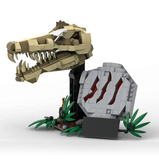 Dinosaur Fossils Spinosaurus Building Kit | LEGO-Compatible MOC - 1