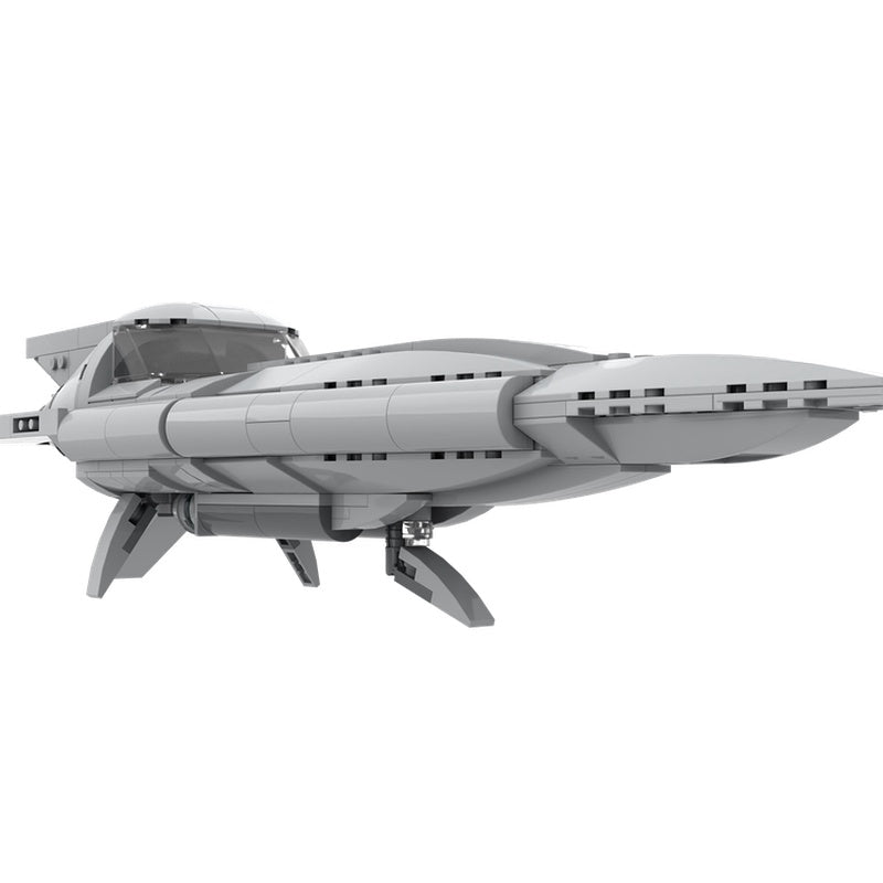 Diplomatic Yacht MOC Sci-Fi Spacecraft Building Kit - 2