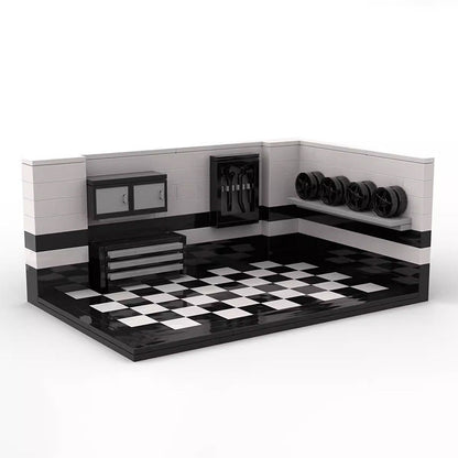 Display Garage MOC Building Kit | Automotive Showcase Workshop - 1