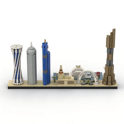 Doha Skyline MOC Building Kit | Modern City Architecture Model - 3
