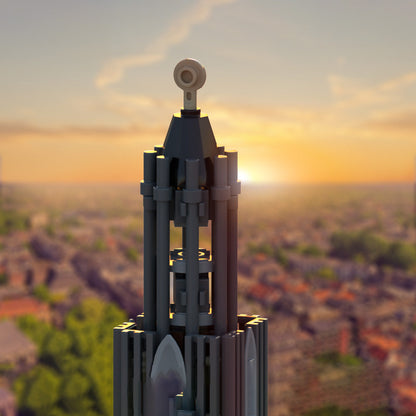 Domtoren Tower in Utrecht Building Kit | 1:800 Scale | LEGO-Compatible MOC - 3