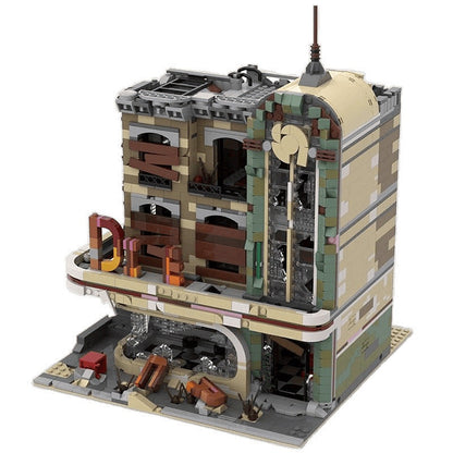 Downtown Diner Apocalypse MOC Modular Building Kit - 1