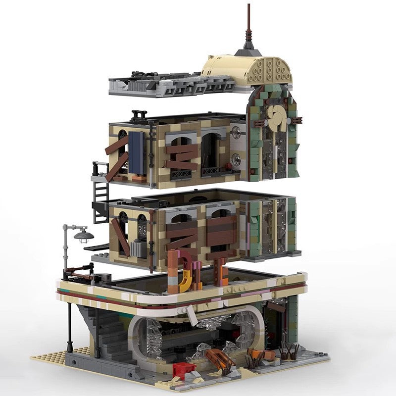 Downtown Diner Building Kit | Apocalypse Version | LEGO-Compatible MOC - 2