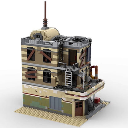 Downtown Diner Building Kit | Apocalypse Version | LEGO-Compatible MOC - 3