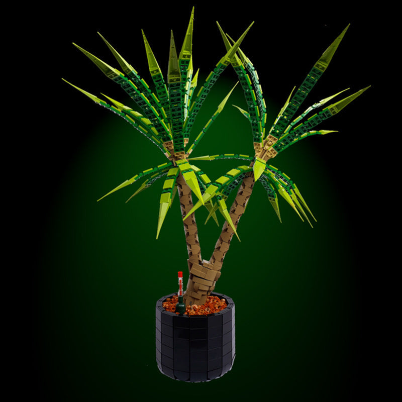 Dracaena Marginata Building Kit | Dragon Tree | LEGO-Compatible MOC - 2