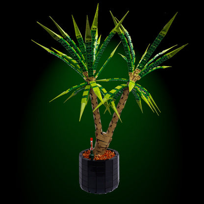 Dracaena Marginata Building Kit | Dragon Tree | LEGO-Compatible MOC - 2