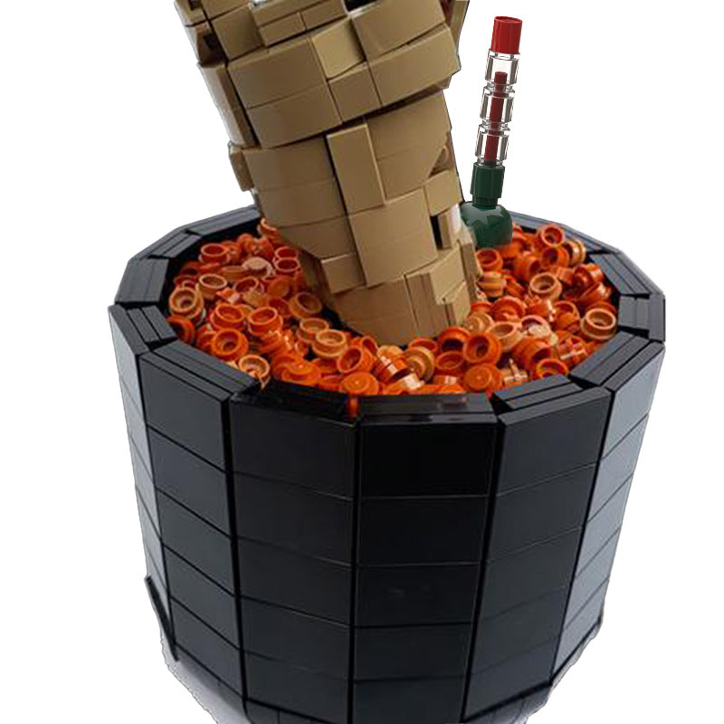 Dracaena Marginata Building Kit | Dragon Tree | LEGO-Compatible MOC - 3
