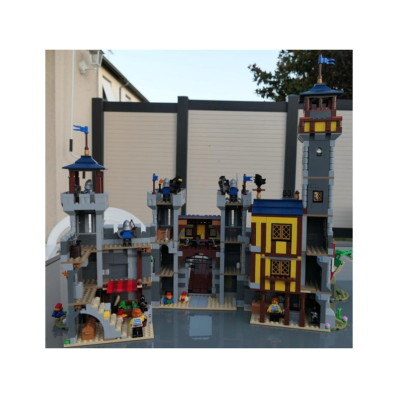 Dragon Attack Castle MOC Fantasy Fortress Building Kit - 4