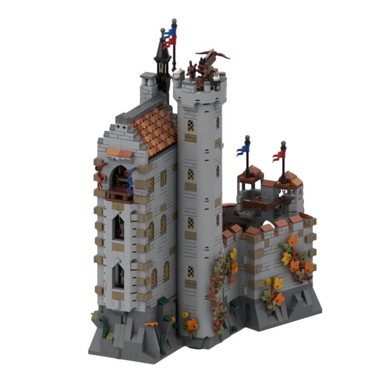 Dragon Slayers' Castle Building Kit | LEGO-Compatible MOC - 3