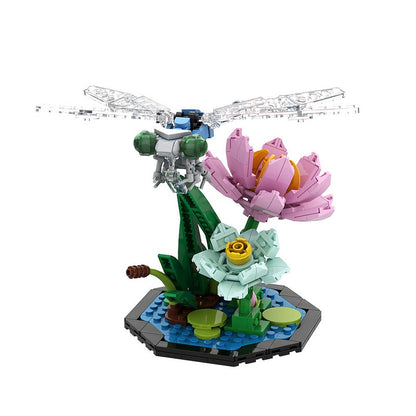 Dragonfly MOC Building Kit | Realistic Insect Animal Figure Model - 1