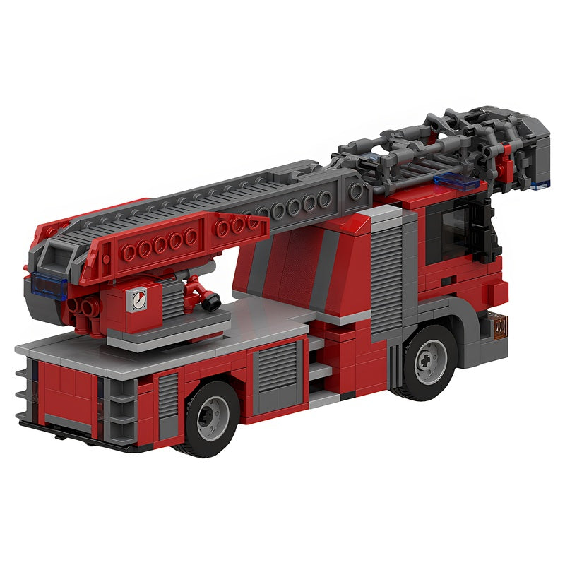 Dresden Aerial Ladder Fire Truck MOC Building Kit - 2