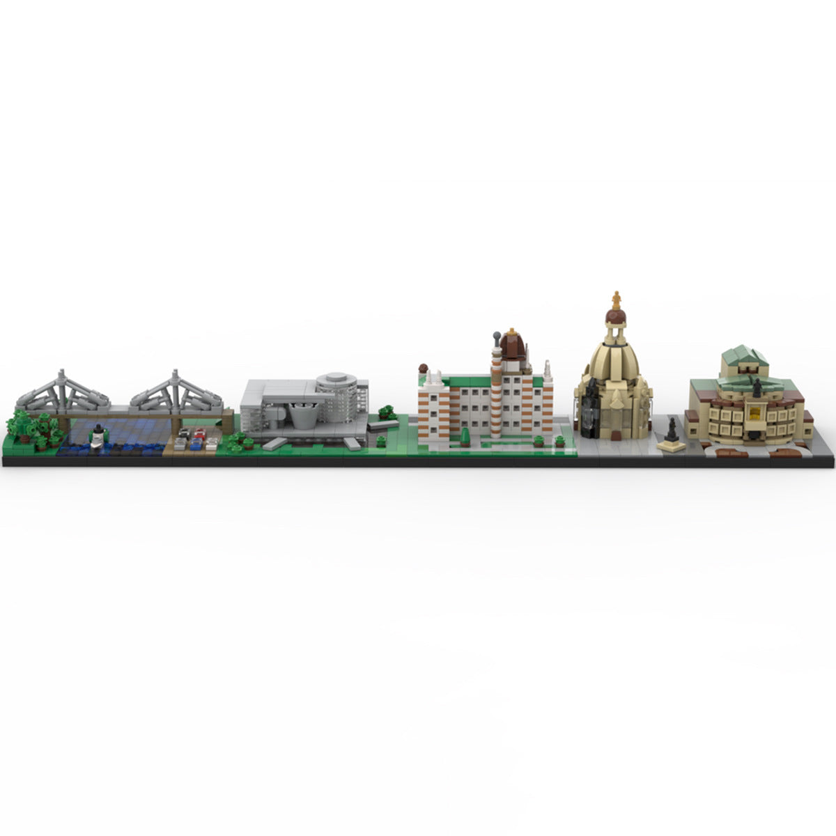 Dresden Skyline Building Kit | LEGO-Compatible MOC - 1