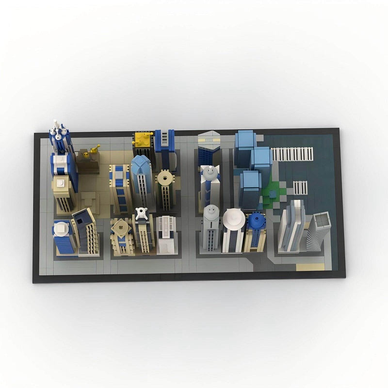 Dubai Marina Skyline Building Kit | LEGO-Compatible MOC - 2
