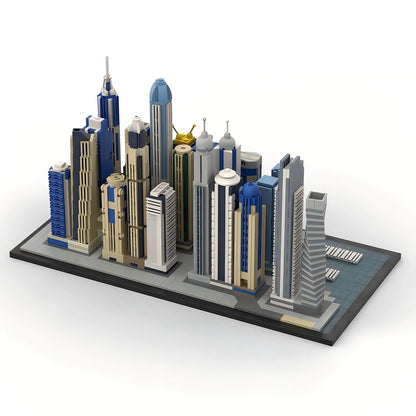 Dubai Marina Skyline Building Kit | LEGO-Compatible MOC - 4